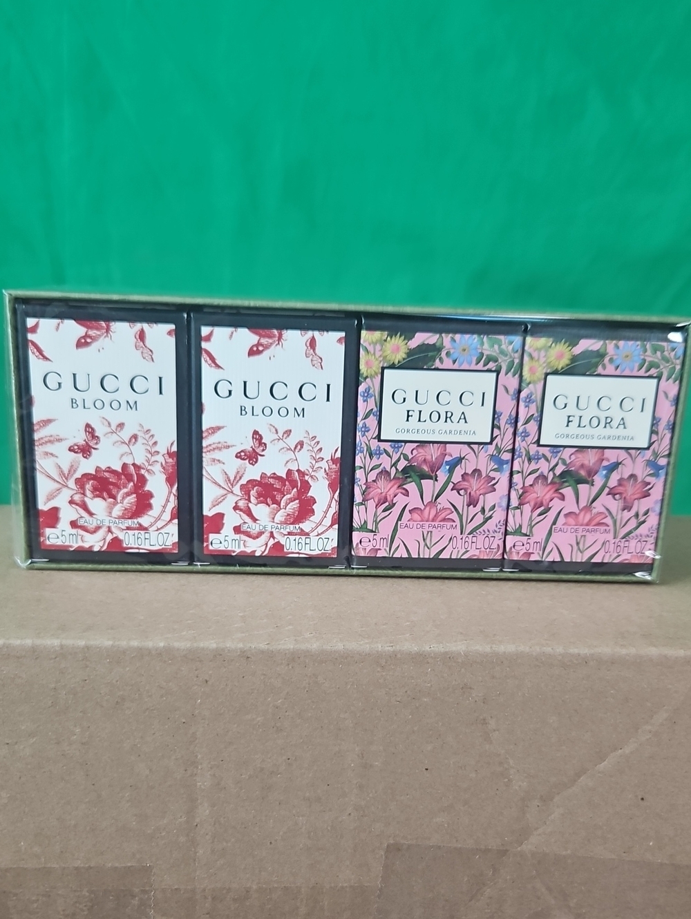 Gucci Mini Fragrance Set — Pink, White & Green Floral Packs